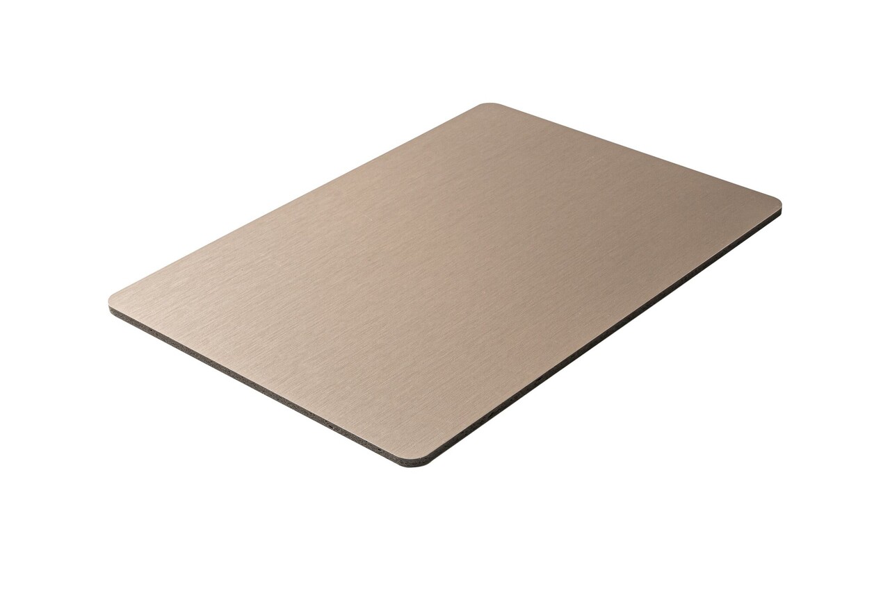 Oppio 120x280x0.8 cm - Metaal Wandpaneel RVS ZENITH - MES  & GROEF