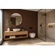Oppio 120x280x0.8 cm - Houten Wandpaneel SMOKED AMBER - MES  & GROEF
