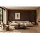 120x280x0.8 cm - Houten Wandpaneel ESPRESSO ESSENCE - MES  & GROEF