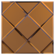 Oppio COPPER Glass Mat - Zelfklevend Mozaiek 300x300x4mm