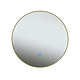 Oppio LUNA - 40 CM ( GOUD ) Badkamerspiegel met verlichting