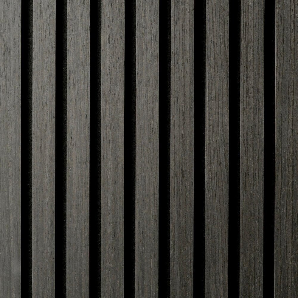 Oppio €25 PER PANEEL - 60x260 cm ZWART Eiken akoestische wand panel