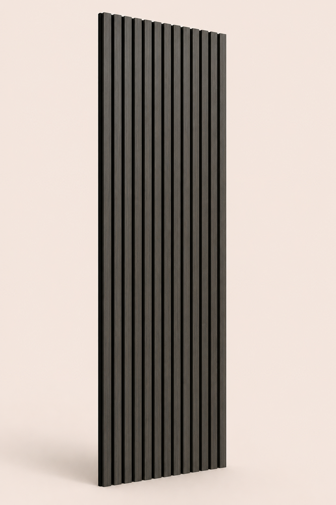 Oppio €25 PER PANEEL - 60x260 cm ZWART Eiken akoestische wand panel