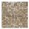 Geborsteld MINI blokjes Bronce - Zelfklevend Mozaiek 265x265x4mm