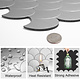 Oppio XL Zilver Schelpjes - Zelfklevend Mozaiek 266x266x4mm