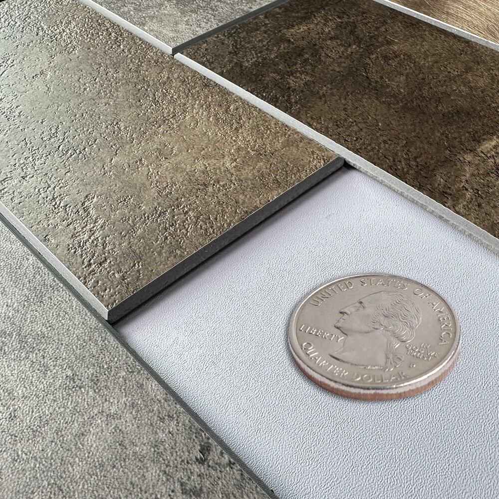 Oppio Koper XL Taupe Grijs METRO  - Zelfklevend Mozaiek 30.5x30.5x4mm