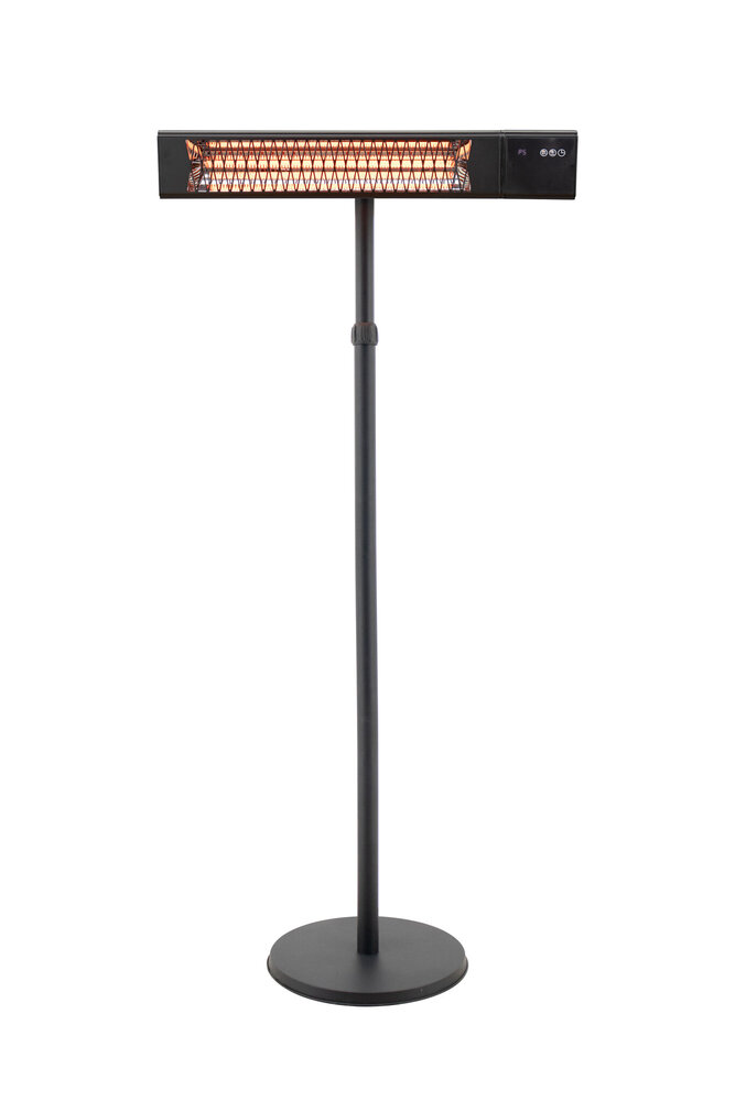 Oppio OPPIO Elektrische PRO Rechthoek Terrasverwarmer 2500W ( STAAND ) - WIFI FUNCTIE - ZWART