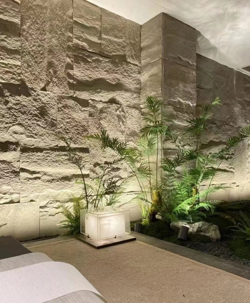 Oppio 3D XL CEMENT GREY Rockstone Wandpaneel 60x120
