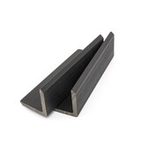 Oppio BLACK - HOEKPROFIEL 290x5x5 cm WPC ( 360° volledig bedekkende beschermlaag )