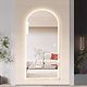 Oppio TUBA XXL Randloos Spiegel 100×180 tbv Woonkamer / Badkamer met Verlichting
