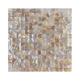 Oppio SHELL Tiles - Beige - Mother of PEARL - Zelfklevend Mozaiek 305x305x3.3mm Oppio SHELL Tiles - Beige - Mother of PEARL - Zelfklevend Mozaiek 305x305x3.3mm