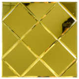 Oppio GOLD Glass - Zelfklevend Mozaiek 300x300x4mm