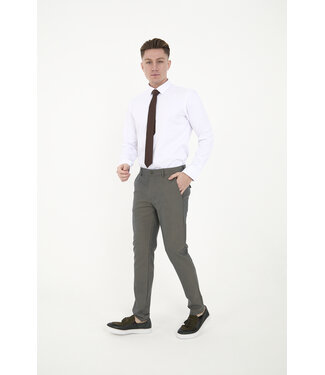 Actual Amsterdam PANTS HYDRANGEA 1405-17 INDIGO CAMEL