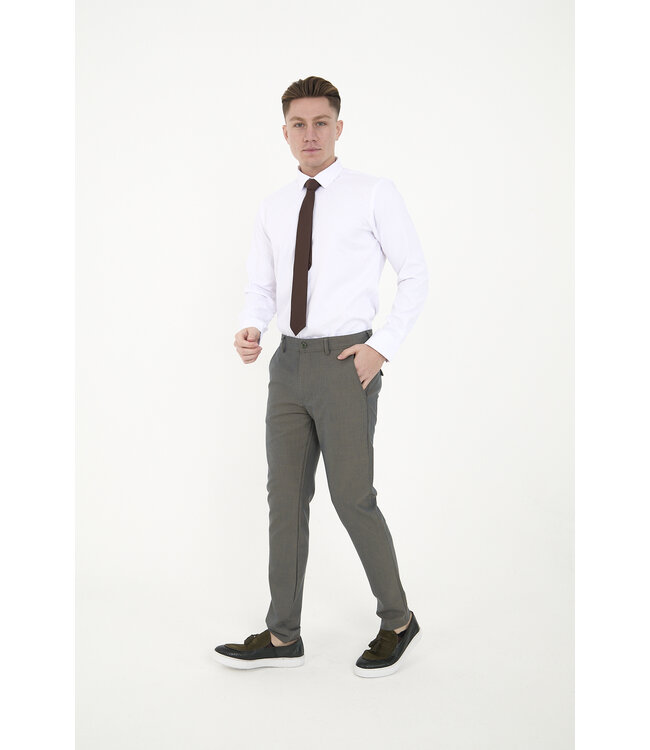 Actual Amsterdam PANTS HYDRANGEA 1405-17 INDIGO CAMEL
