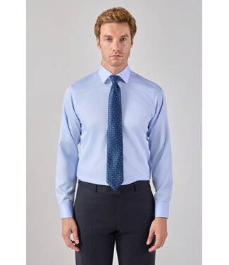 Actual Amsterdam OVERHEMD NON IRON SATIN 25-001 BLUE