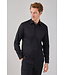 Actual Amsterdam OVERHEMD NON IRON SATIN 25-001 BLACK