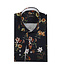 Actual Amsterdam OVERHEMD SATIN PRINT 25-035 NAVY