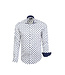 Actual Amsterdam OVERHEMD SATIN PRINT 25-031 BLUE