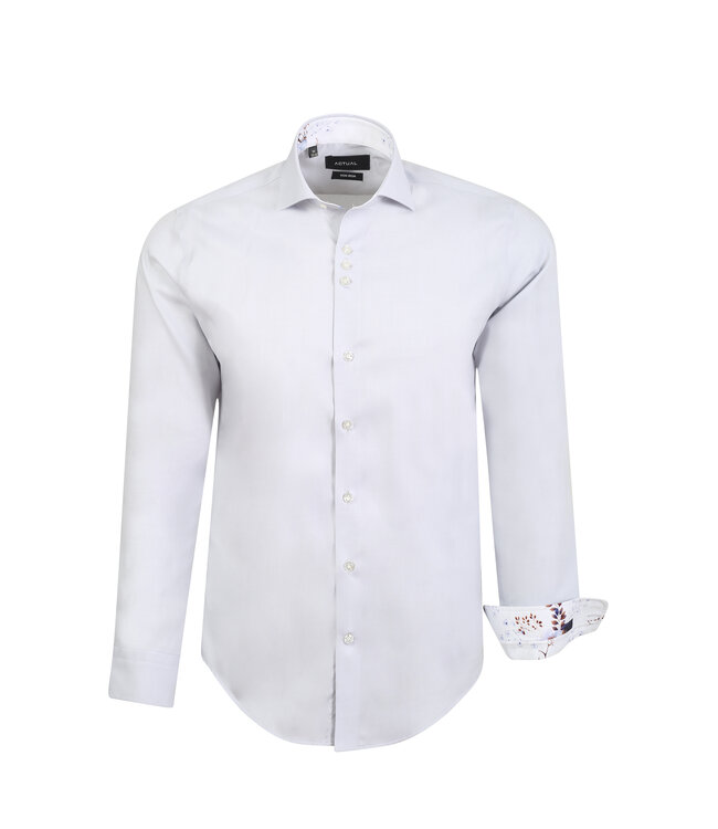 Actual Amsterdam OVERHEMD NON IRON TWIL 25-025 GREY