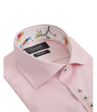 Actual Amsterdam OVERHEMD NON IRON TWIL 25-022 PINK