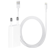 Adaptateur iPhone USB 5 watts + câble USB de 2 mètres