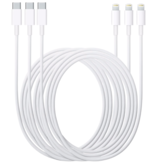 3x iPhone USB-C naar Lightning kabel 1 meter