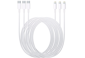 3x câble iPhone USB-C vers Lightning 2 mètres