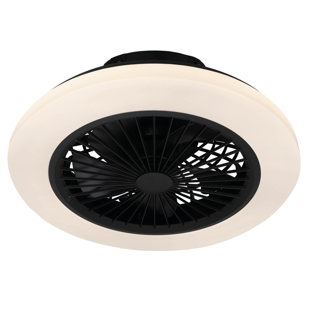 Ledvion LED Ceiling Fan With Lights - Dimmable - Smart - Modern - Black - With Remote Control