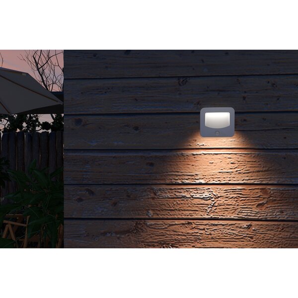 Calex Calex Wireless LED Wall Light with Sensor - 2700K - IP44 - Battery