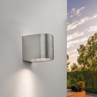 Ledvion LED Outdoor Wall Light - GU10 - Waterproof - Down Light - Stainless Steel - Modern - Dimmable