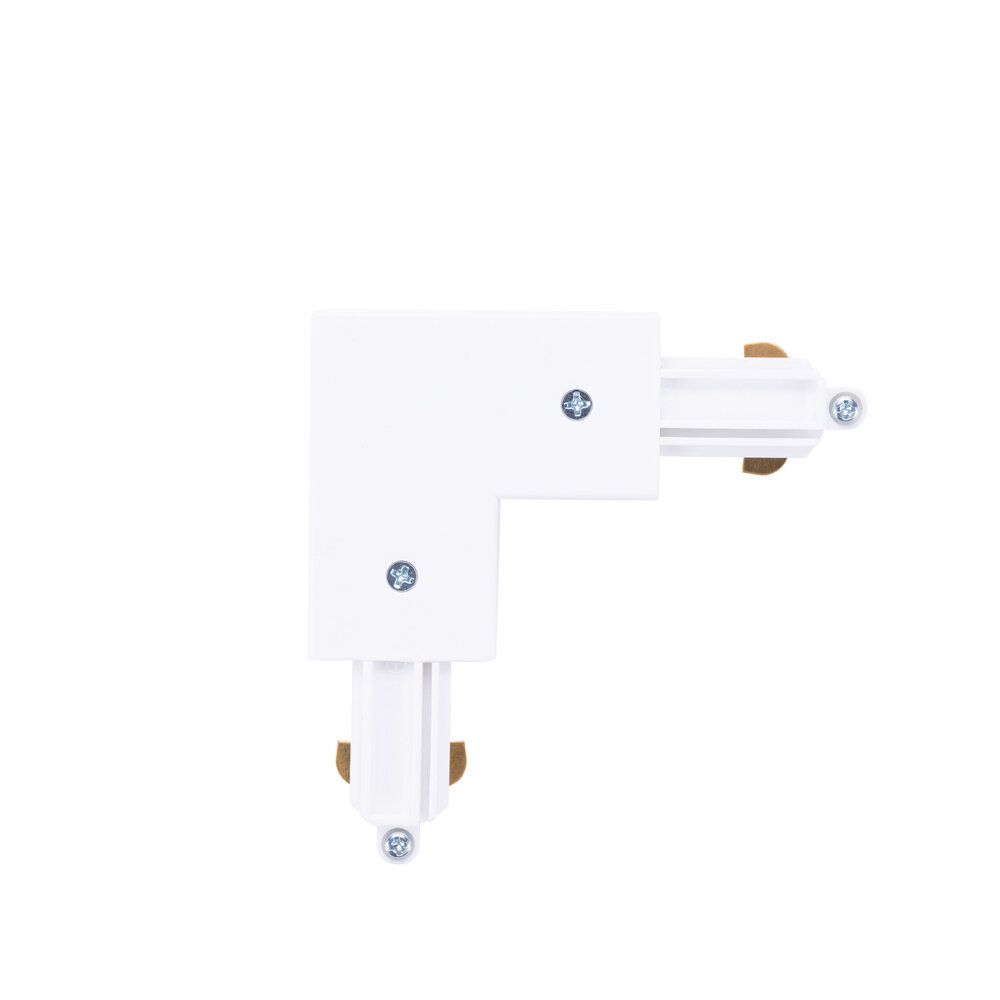 Ledvion Track Light Connector - L Shape - Left - White - Single Circuit