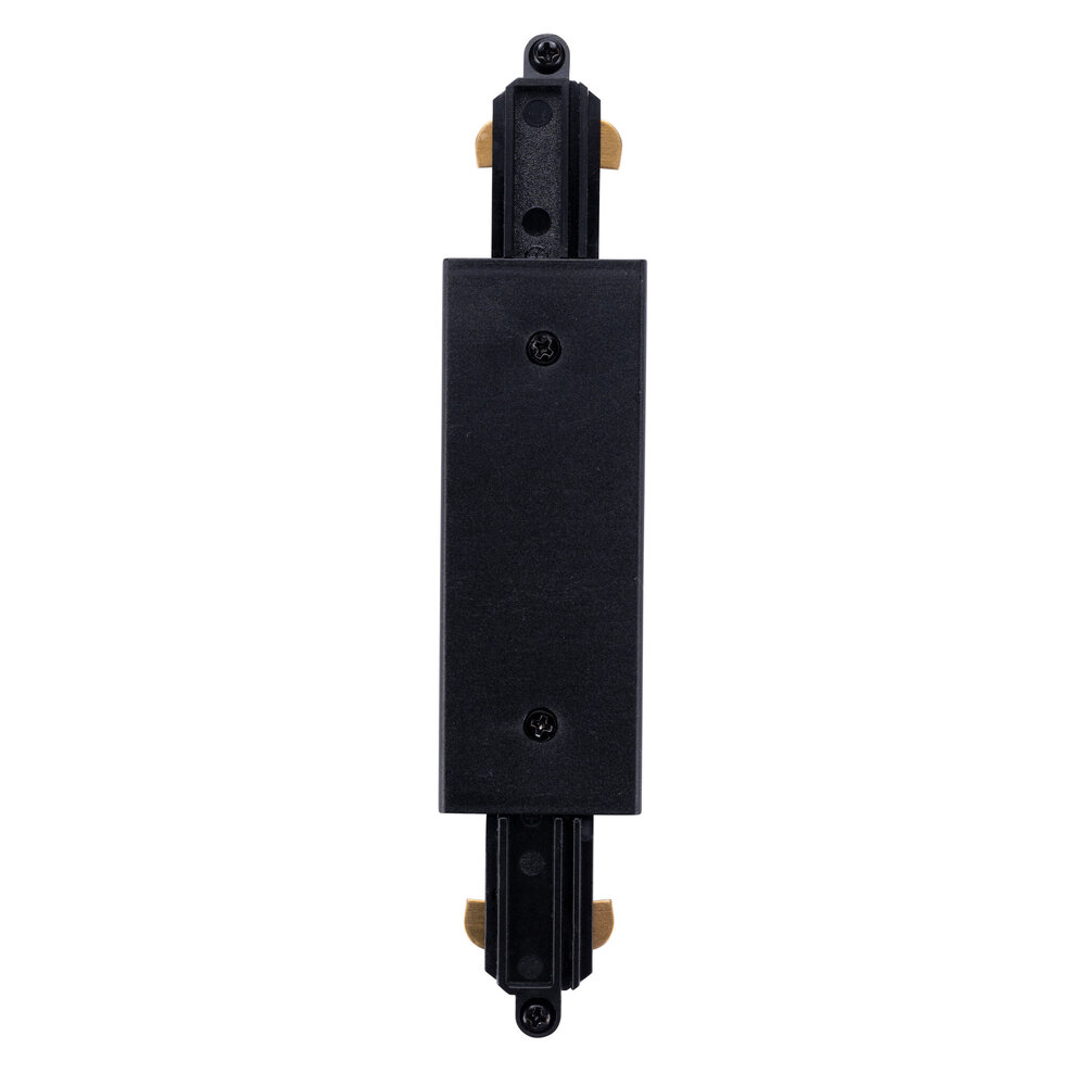 Ledvion Track Light Connector - Middle Connector with Power Supply - Black - Single Circuit