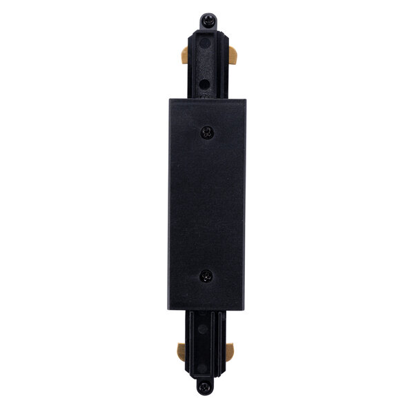 Ledvion Track Light Connector - Middle Connector with Power Supply - Black - Single Circuit