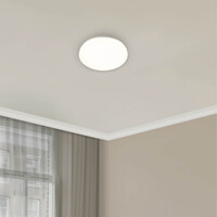 Ledvion LED Ceiling Light - 24W - Ø315mm - 3000K - Warm White - Flush Mount - Round - White