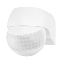 Ledvion White Surface Mounted Motion Sensor 180° With Dusk to dawn Switch 12m range