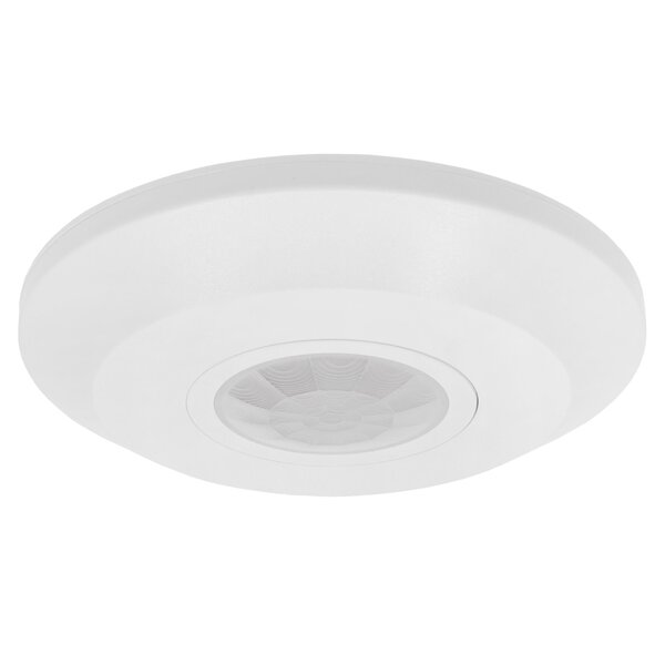 Ledvion White Surface Mounted Motion Sensor 360° With Dusk to dawn Switch 8m range