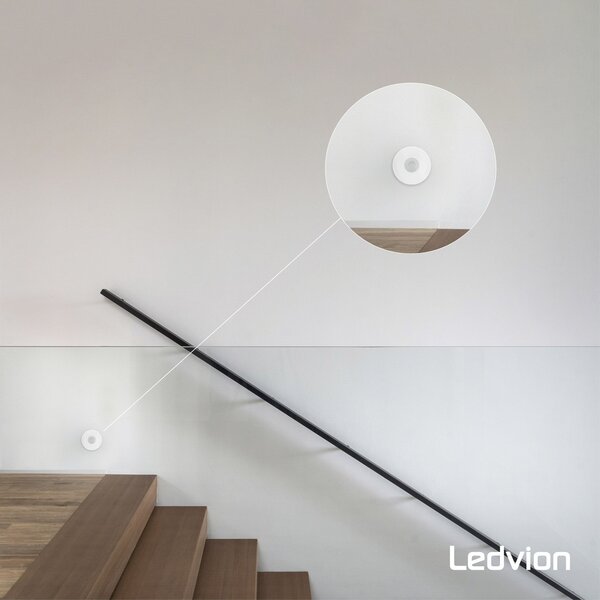 Ledvion White Surface Mounted Motion Sensor 360° With Dusk to dawn Switch 8m range