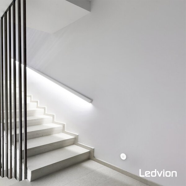 Ledvion White Surface Mounted Motion Sensor 360° With Dusk to dawn Switch 8m range