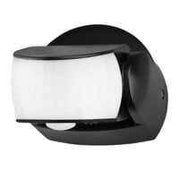 Ledvion Black Surface-mounted Motion Sensor 180° With Dusk to dawn Switch 12M Range Max. 600W IP65