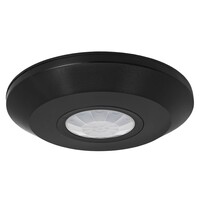 Ledvion Black Surface-mounted Motion Sensor 360° With Dusk to dawn Switch 8m range