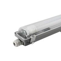 Ledvion 4ft LED Batten - 12W - 6500K - Daylight - T8 Fixture - IP65 - Linkable - Single - Non Corrosive