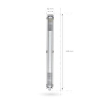 Ledvion 2ft LED Batten - T8 Fixture - IP65 - Linkable - Single - Non Corrosive - Suitable for 1x LED Tube