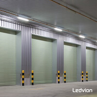 Ledvion 4ft LED Batten with PIR Sensor - 12W - 4000K - Cool White - T8 Fixture - IP65 - Single - Non Corrosive