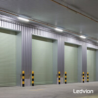 Ledvion 4ft LED Batten with PIR Sensor - 18W - 4000K - Cool White - T8 Fixture - IP65 - Single - Non Corrosive