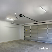 Ledvion 2ft LED Batten with PIR Sensor - 6.3W - 6500K - Daylight - T8 Fixture - IP65 - Single - Non Corrosive