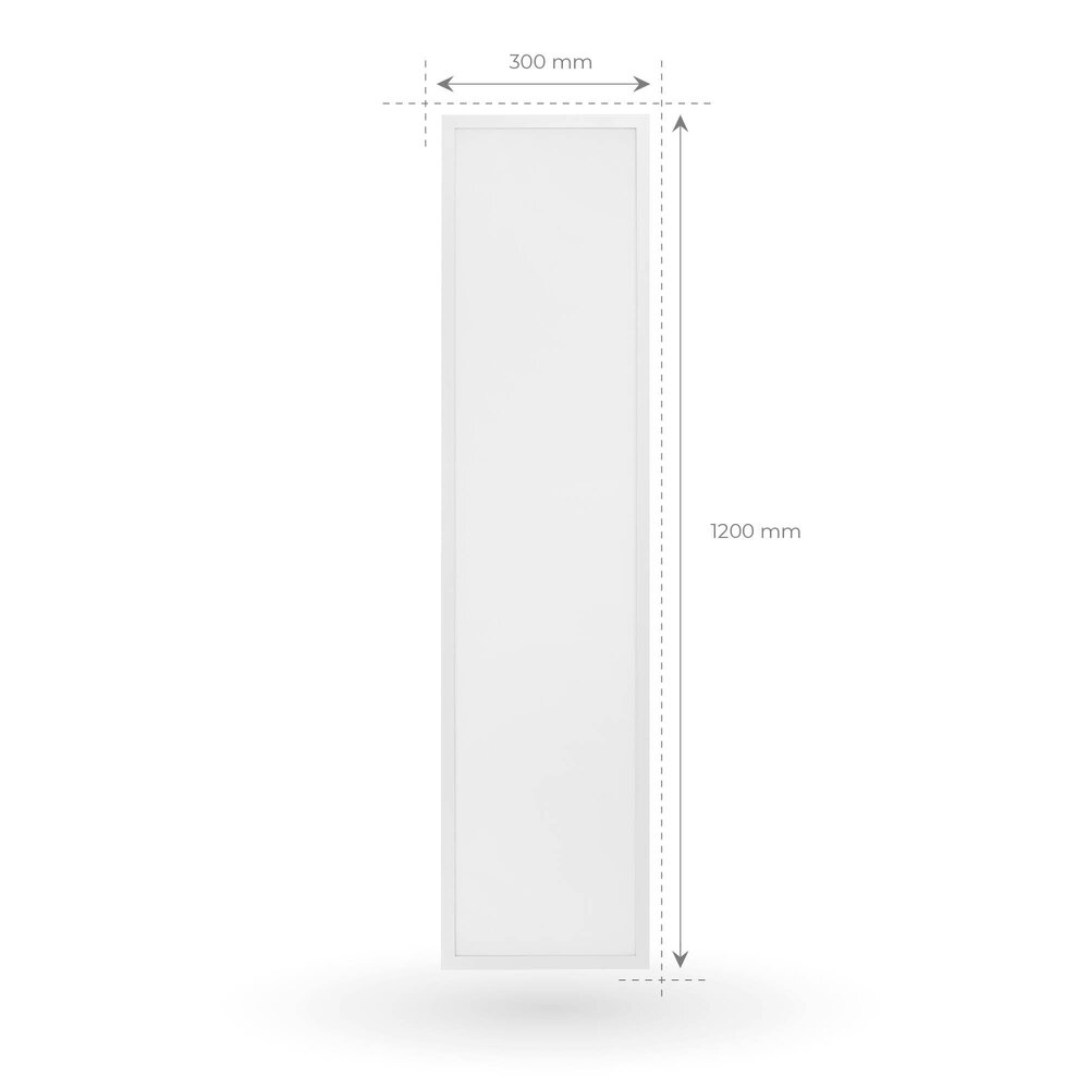 Ledvion 6x LED Panel 120x30 - UGR <19 - 24W - 210 Lm/W - 4000K - 5 Year Warranty - Energy Class A