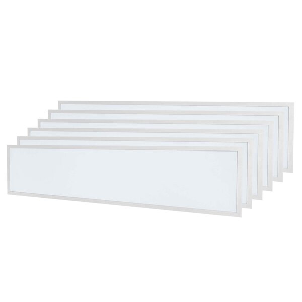 Ledvion 6x LED Panel 120x30 - UGR <19 - 24W - 210 Lm/W - 6500K - 5 Year Warranty - Energy Class A