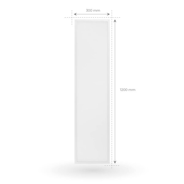 Ledvion 6x LED Panel 120x30 - UGR <19 - 24W - 210 Lm/W - 6500K - 5 Year Warranty - Energy Class A