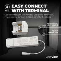 Ledvion 6x Lumileds LED Panel 30x120 - 36W - 6500K - 125 lm/W - UGR <22 - 5 Years Warranty