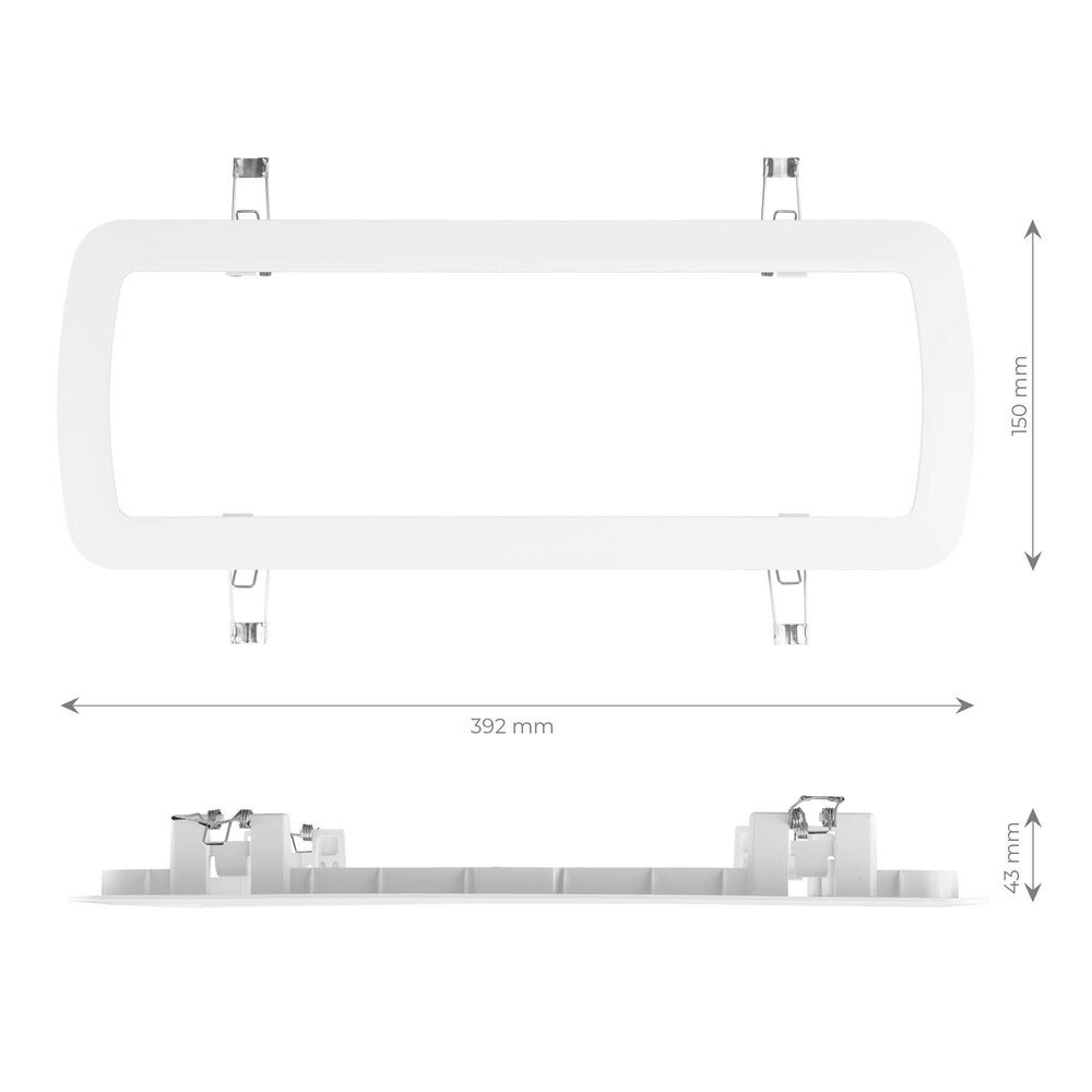 Ledvion Recessed Frame for LED Emergency Light - Model LVE10001